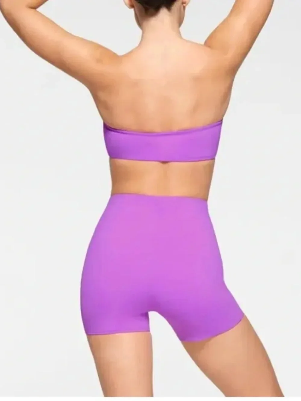 Skims Swim Mid Waist Violet Short -NWT